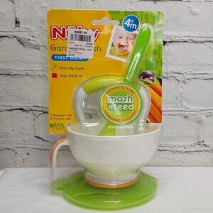 NUBY 'GARDEN FRESH MASH~N~FEED' BOWL & STORAGE